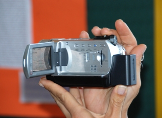 This photo of a mini video camcorder was taken by Polish photograher Kriss Szkurlatowski.
